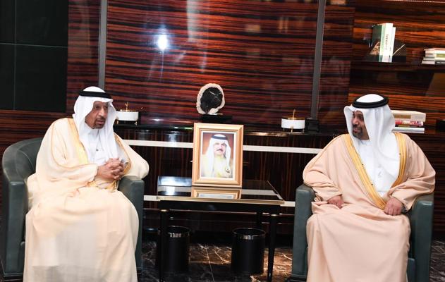 معالي وزير المالية والاقتصاد الوطني يستقبل وزير الاستثمار في المملكة العربية السعودية الشقيقة